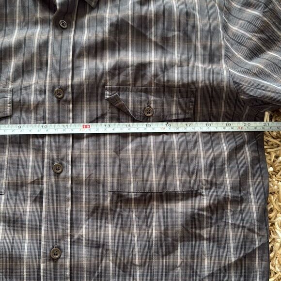 Boss Slim Fit Long Sleeve Shirt Plaid Size L - Picture 4 of 9